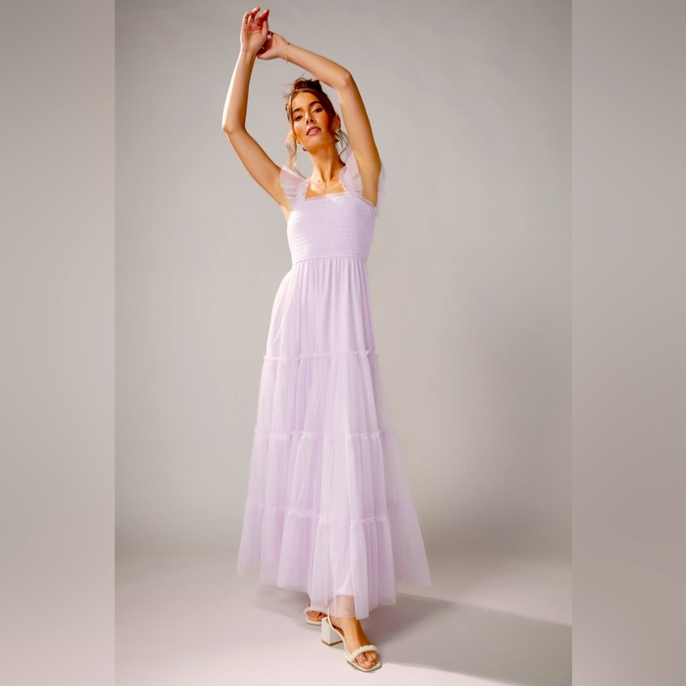 Francesca’s Nema Tulle maxi dress